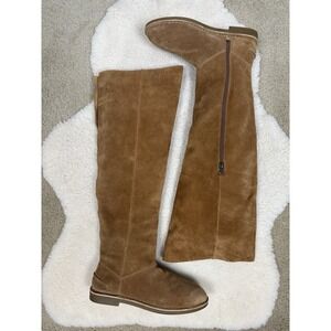UGG Tan Suede Over the Knee Boots